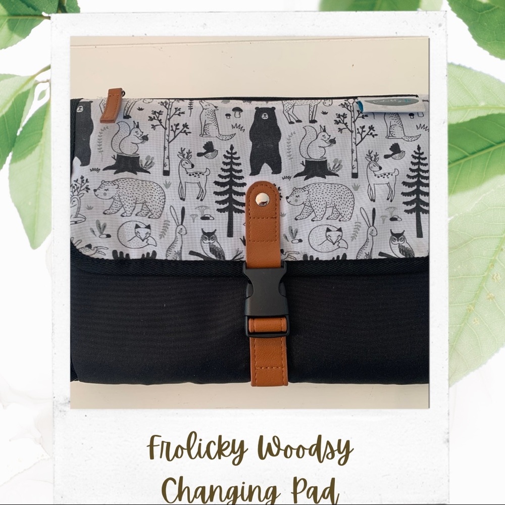 Woodsy Portable Changing Pad